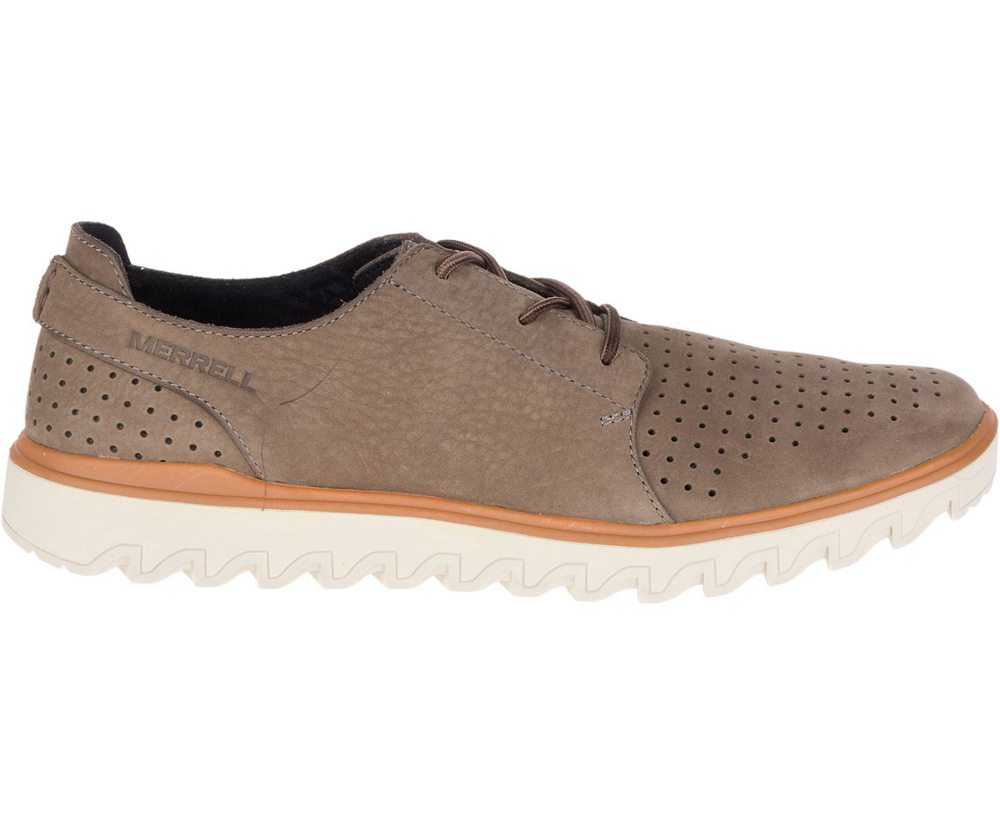 Buty Sportowe Merrell Męskie Szare - Downtown Lace - 634852-YXG